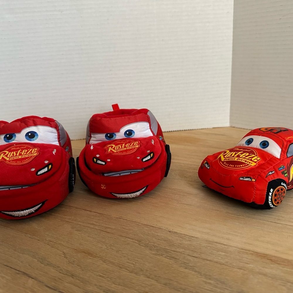 Disney Cars Lightning McQueen Slippers